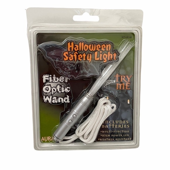 Halloween Safety Light Fiber Optic Wand NO Battery - Picture 1 of 4